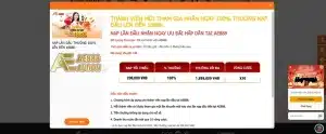 khuyến mãi nạp đầu 100% ae888